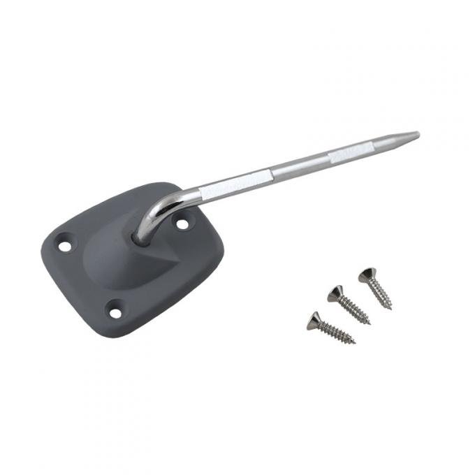 Dennis Carpenter Sun Visor Arm & Bracket - Left Hand - For Cloth Sun Visors - 1987-96 Ford Truck, 1987-96 Ford Bronco E7TZ-1504145-A