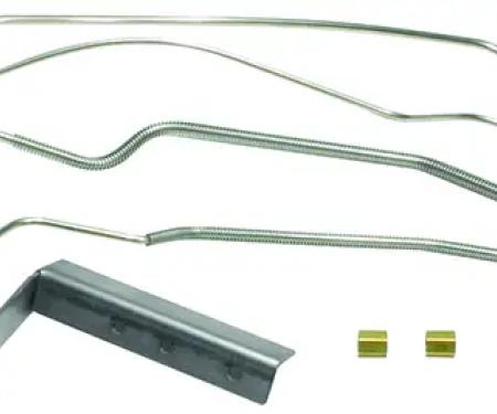 Classic Performance Front Brake Disc Brake Line Conversion Kit, Original Material, Power Brakes, 1967-70 C10 6770FLK-OM
