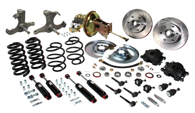 Classic Performance Grand Slam Kit W 2.5" Drop Spindles for 1967-70 C10 6 x 5.5 6770GSK-6D-F2R5