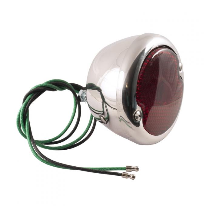 Dennis Carpenter Taillight Assembly - LH - Stainless - 1933-52 Ford Truck, 1933-51 Ford Car 01C-13403