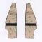 AMD Hood Hinge Seal Set, 88-98 Chevy GMC C/K Truck SUV 312-4088-1P