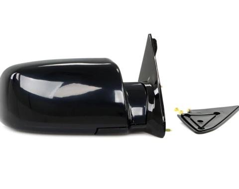 AMD Outside Door Mirror, Black Manual, RH, 88-98 Chevy GMC C/K Pickup Truck SUV X570-4088-R