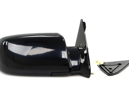 AMD Outside Door Mirror, Black Manual, RH, 88-98 Chevy GMC C/K Pickup Truck SUV X570-4088-R