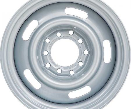 15" X 8" Silver Rally Wheel with 5 x 5" Bolt Pattern and 4-1/4" Backspace