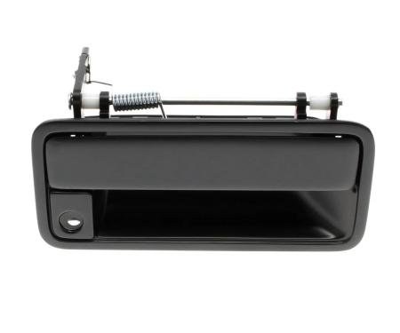 AMD Outside Front Door Handle, Black Smooth, RH, 88-94 Chevy GMC CK OBS Pickup Truck SUV X530-4088-BR