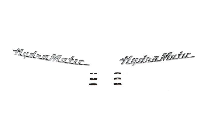 AMD Door Emblems, HydraMatic, Pair, 57 Chevy Pickup Truck Suburban X999-4057-51P