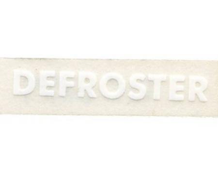 Chevy Defroster On/Off Decal, 1949-1954