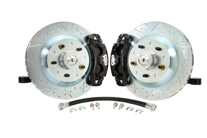 Classic Performance Complete Disc Brake Kit & Booster w/ 2.5" Modular Drop Spindles for 71-72 Chevy C10 13" Rotors 7172CBK-55213