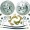 Classic Performance Complete Disc Brake Kit w/ Booster for OEM Stock Spindles for 63-66 C10 6366CBK-5WWR