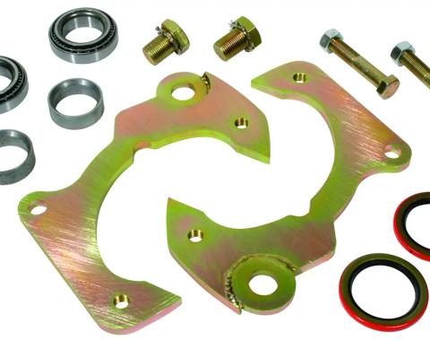 Classic Performance Disc Brake Bracket Kit - 5 Lug, 5x4.75 Bolt Pattern Drum Brake Spindle for 1960-1962 Chevy Truck 6062DBK-5