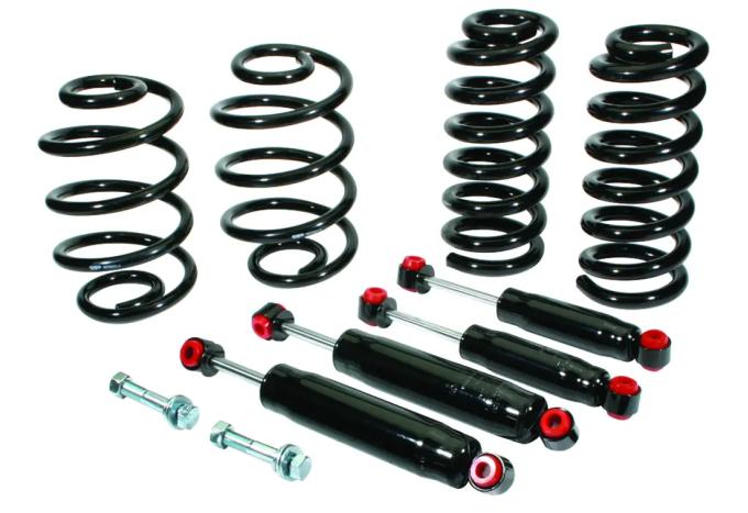 Classic Performance C10 Spring & Shock Combos, 63-72 C10 Front 3" Drop Springs/ Shocks, 4" Rear Drop Springs/Shocks 6372CSSK-F3R4