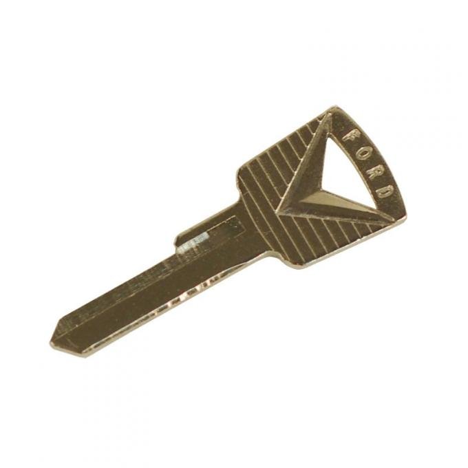 Dennis Carpenter Key Blank - Ignition and Door - 1966-77 Ford Bronco, 1952-64 Ford Car, 1953-64 Ford Truck BA-3685-A