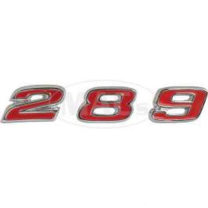 67 Fairlane 2-8-9 Power Dome Letters