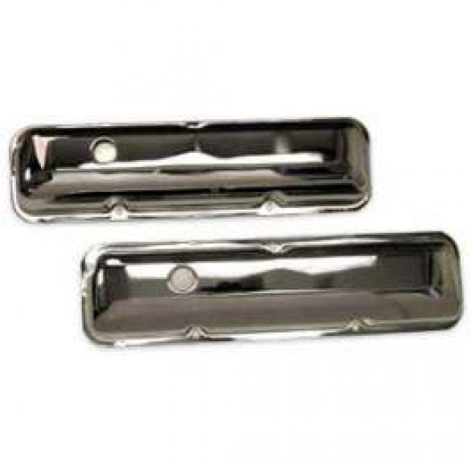 Valve Covers - Chrome - 390, 427 and 428 V8