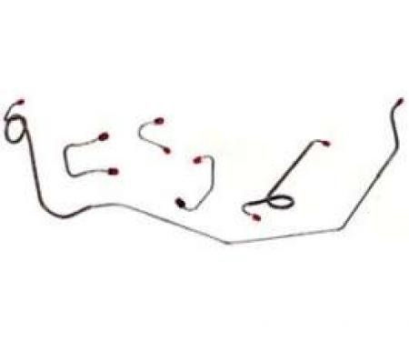 Brake Line Kit, OE Steel, Power Discs, Ranchero, 1968-1969