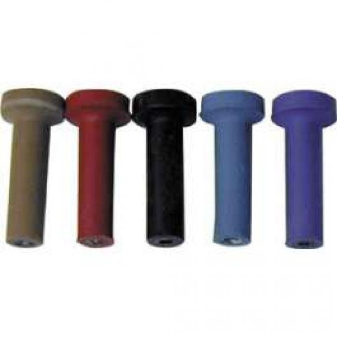 Door Lock Buttons - Black Plastic