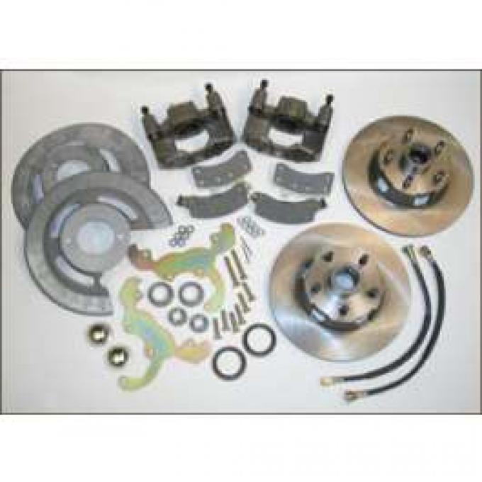 Front Disc Brake Conversion Kit, 4 Lug, Bolt On, Comet, Falcon, Ranchero, 1960-1969