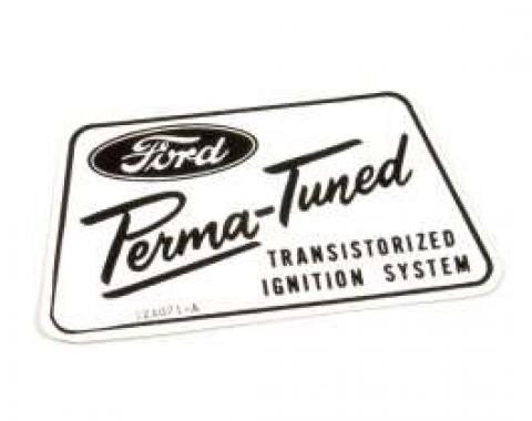 Transistorized Ignition Heat Shield Decal