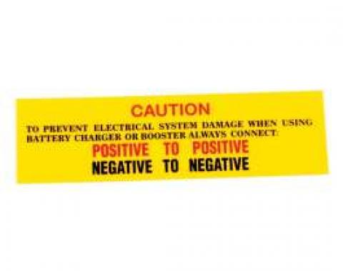 Decal - Battery Caution