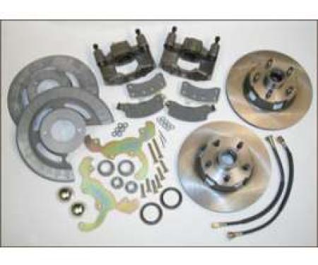 Front Disc Brake Conversion Kit, 5 Lug, Bolt On, Ranchero, Torino, 1970-1971