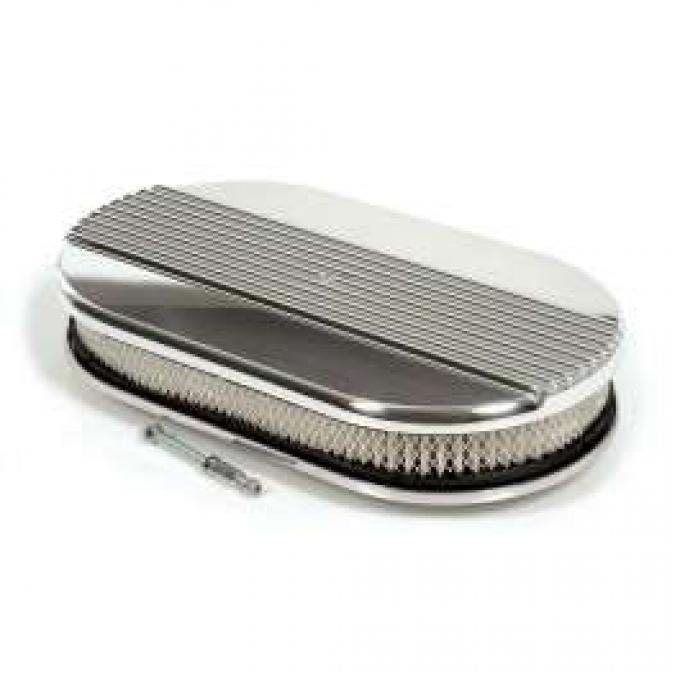 RIBBED OVAL AIR CLEANER (4V)