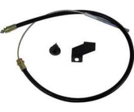 Front Emergency Brake Cable - 57-1/4