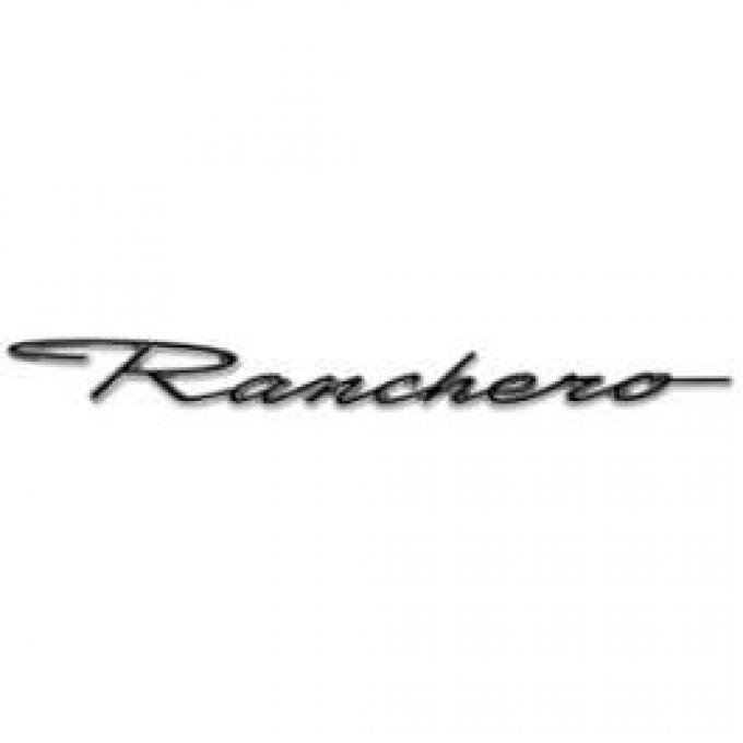 Fender/Quarter Panel Nameplate - Ranchero - Chrome