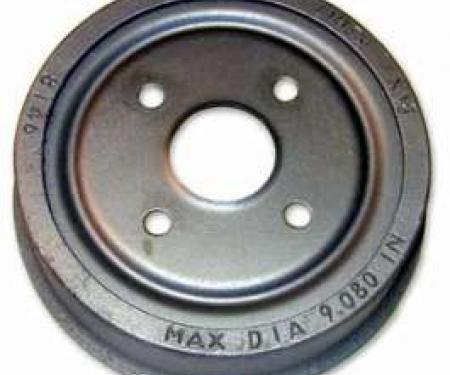 Brake Drum, Rear, 11 1/32 X 2 1/4 Inches, Montego, Ranchero, Torino, 1969-1975