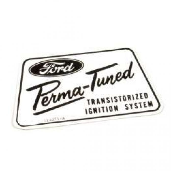 Transistorized Ignition Heat Shield Decal