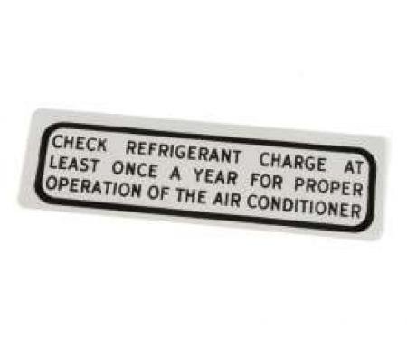 Air Conditioning Glove Box Decal