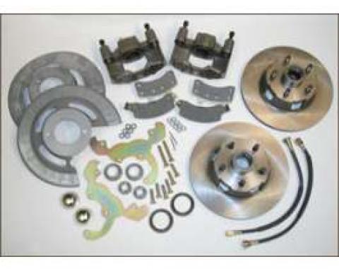 Disc Brake Conversion Kit, Bolt On, 4 To 5 Lug Conversion, Comet, Falcon, Ranchero, 1960-1965