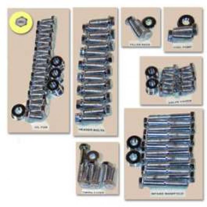 Engine Hardware Kit (351c, Chrome)