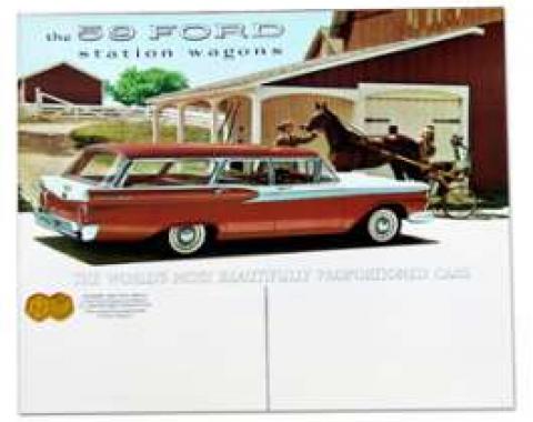 Ford Station Wagon Color Sales Brochure