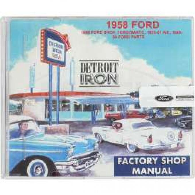 Shop Manual & Parts Manual On CD-Rom, Fairlane, Galaxie, Ranchero, 1958