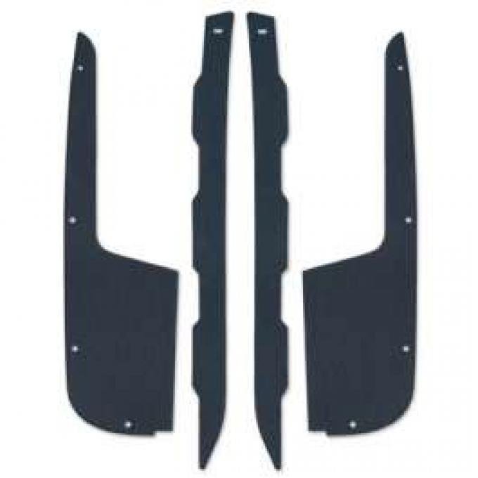 Rear Quarter Upper Trim Set - 4 Pieces