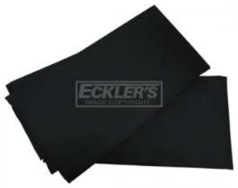 Convertible Top Pads - Black - 65 Long