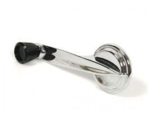 Window Crank Handle - With Black Knob