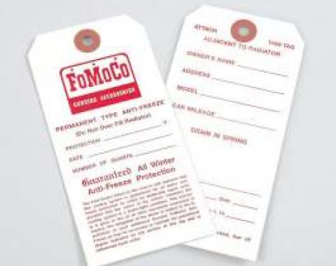 Antifreeze Tag - FoMoCo