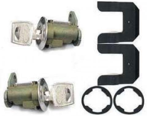 Door Lock and Ignition Cylinder Set - Includes Keys