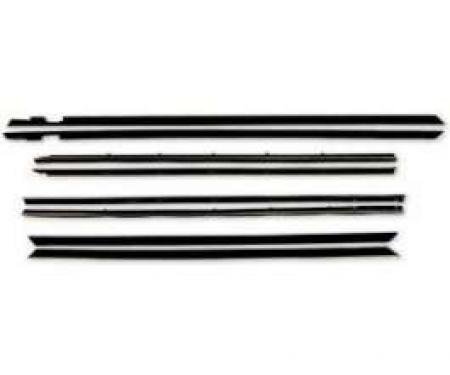 Belt Weatherstrip Kit - Doors and Rear Quarter Windows - 8 Pieces