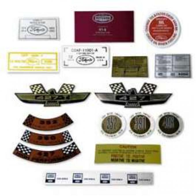 Air Cleaner Decal, 351-4V Regular Fuel, Ranchero, Torino, 1974-1975