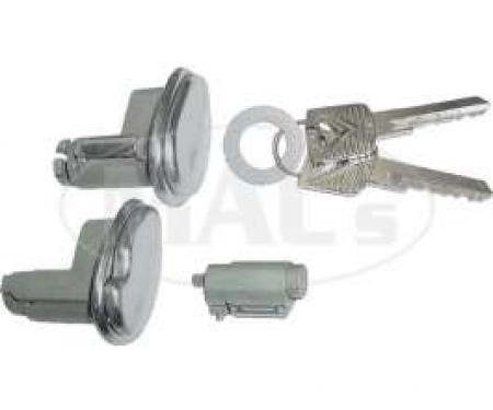 Door Lock And Ignition Cylinder Set - With Keys