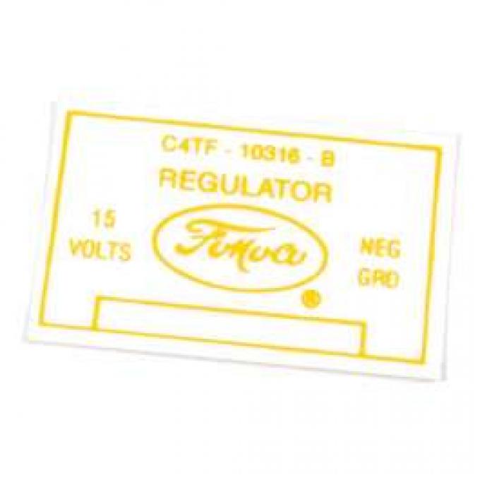 Voltage Regulator Tag - 15 Volts