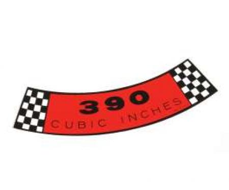 Air Cleaner Decal - 390 Cubic Inches - C5AF-9638-D