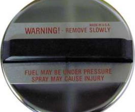 Fuel Cap, Chrome, Non-Locking, Ranchero, 1972-1979