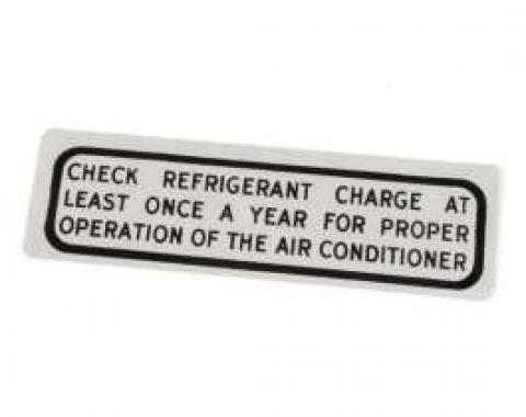 Air Conditioning Glove Box Decal