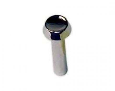 Door Lock Button - Chromed Plastic