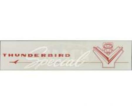 Valve Cover Decal, 312/270hp, Fairlane, Ranchero, 1957