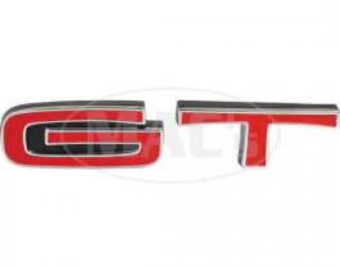 Grille Emblem, GT Letters, Fairlane, Ranchero, Torino, 1969