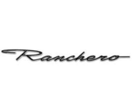 Fender/Quarter Panel Nameplate - Ranchero - Chrome